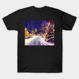 Christmas In Town - Scene 8 T-Shirt